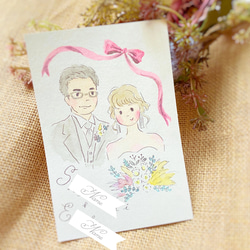 YURU YURU WEDDING ♡̆̈ ウェディング ♡ 似顔絵ウェルカムボード　結婚祝い　結婚記念日 7枚目の画像
