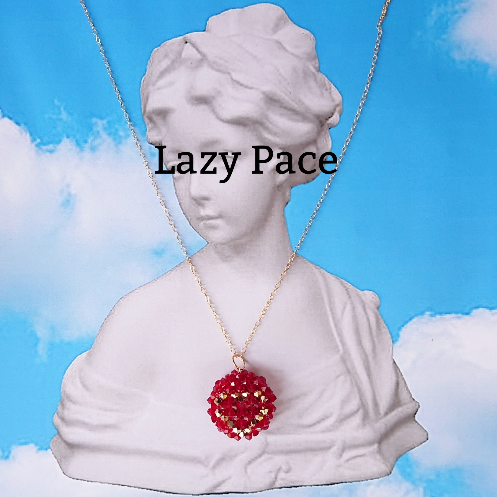 Maho girl jewelryネックレス〈レッド〉