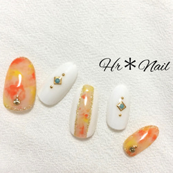 カラフル＊トロピカルネイル ネイルチップ（つけ爪） Hr＊ 通販