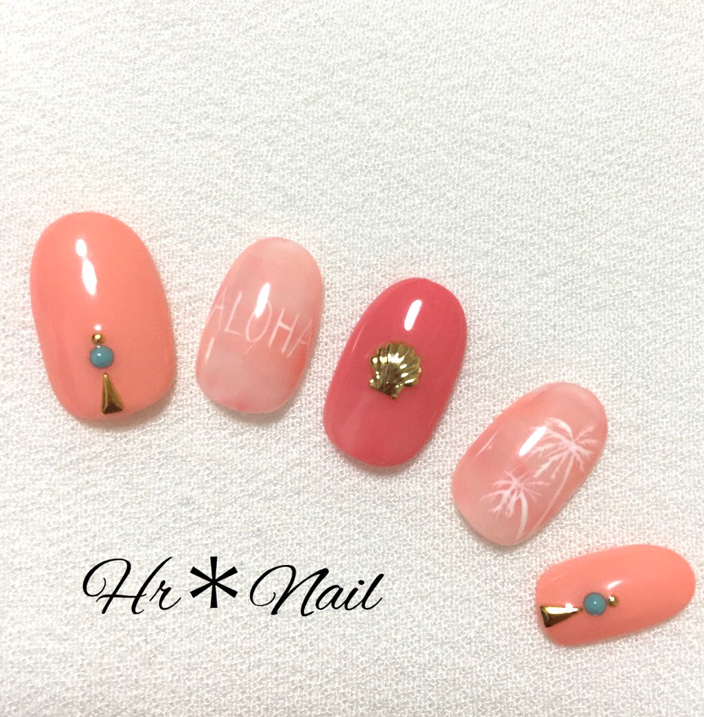 サーフ＊サンセットネイル ネイルチップ（つけ爪） Hr＊ 通販