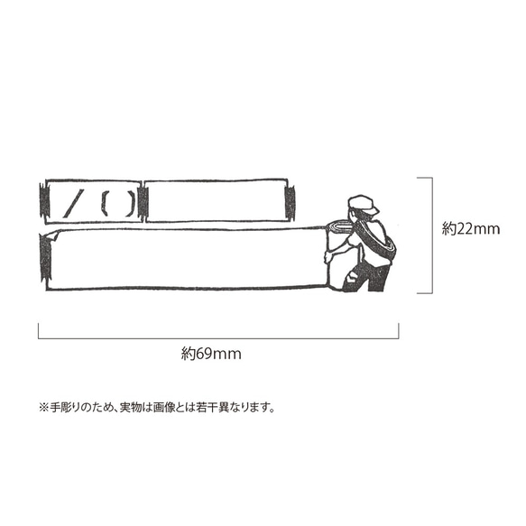 付箋用はんこ　貼り作業 9枚目の画像