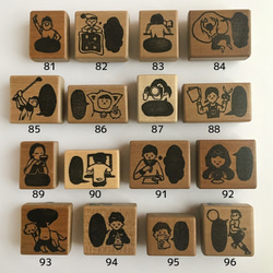 【9/22インスタライブで制作配信】ひとコマ名前はんこ 7枚目の画像