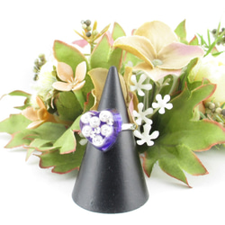 色々と感じることがあるけれど、僕のアメジストのハートはいつもドキドキチクタック♪(創作リング)SR737 1枚目の画像