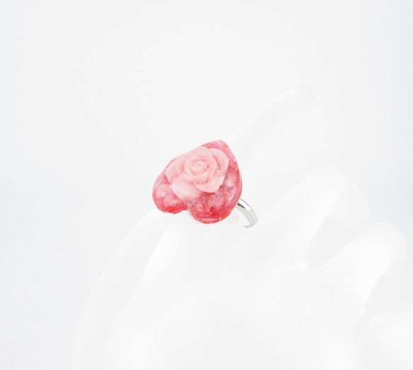 ローズクォーツに秘めた薔薇のかほりは、フランスの地をただただ思い出す。<1点もの創作リング>SR434 3枚目の画像