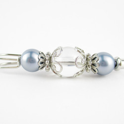 真綿のような雲をぬけると、やはりクォーツが輝いていました。<カブトピンブローチ>SB724 2枚目の画像