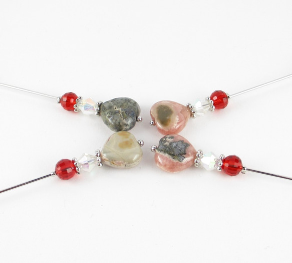 ※訳ありSALE※それでもインカローズはインカローズです。<ぼぼ屋のハットピン>AP044 2枚目の画像