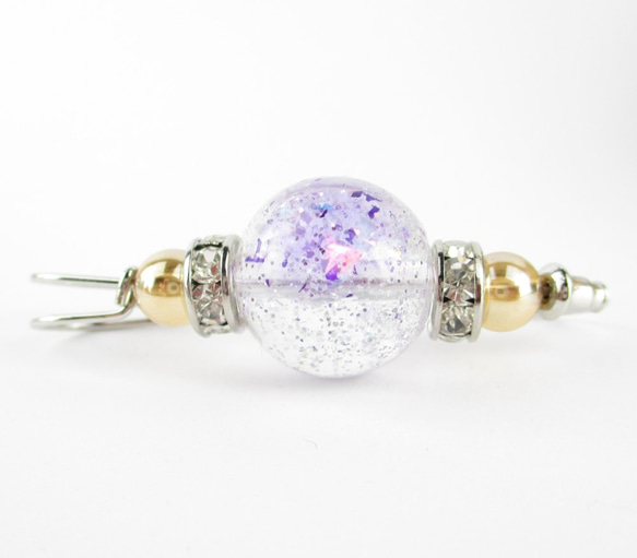 静かで穏やかな夜更けには、心地よく冷えているシャンパンオーラで癒されたい。<カブトピンブローチ>SB784 2枚目の画像