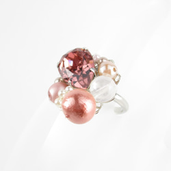 季節の変わり目は、微妙に変化が多いから、ミルキークォーツに身を委ねたい。<1点もの創作リング>SR585 3枚目の画像