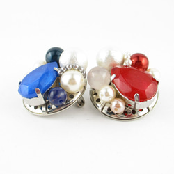 「あたなはもう記憶の一部でしかないの」と言われも、夕空に浮かぶピンクメノウは今日も変わらない。<創作ブローチ>SB844 4枚目の画像