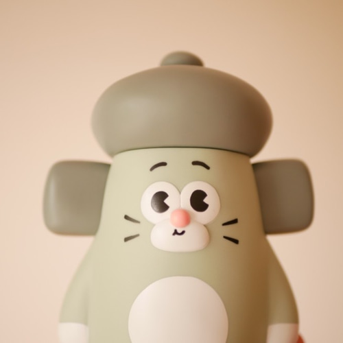 ART TOY_SOFUBI_ねずみさん その他人形 おひげのポン 通販 12576008