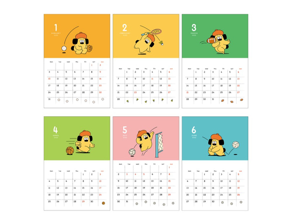 【予約販売】2022年_A4カレンダー 6枚目の画像