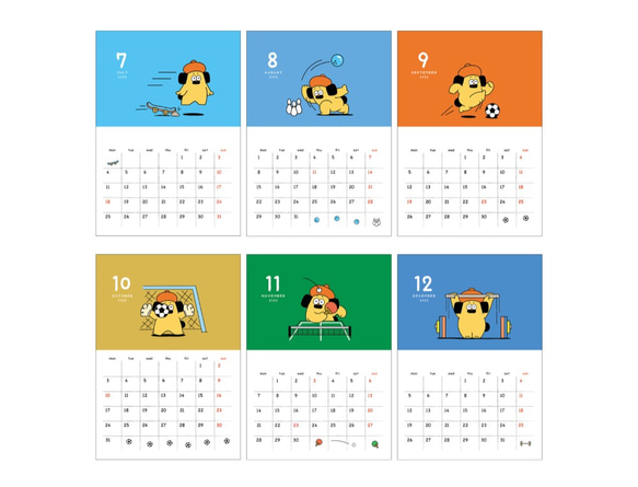 【予約販売】2022年_A4カレンダー 7枚目の画像