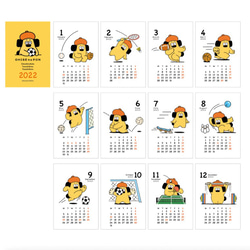 【予約販売】2022年_ミニ卓上カレンダー（A7サイズ） 4枚目の画像