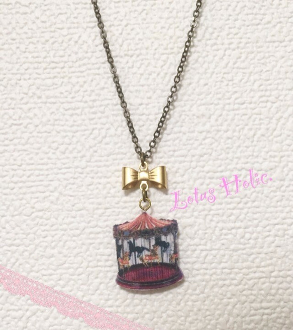 Merry x Ribbon*　-necklace-　N様オーダー品 1枚目の画像