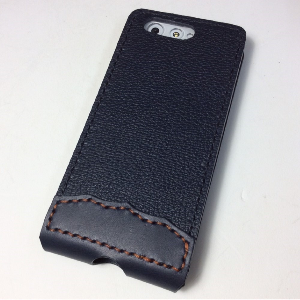 機種が選べる縦型革のスマホケースⅤ（革の色選べます）