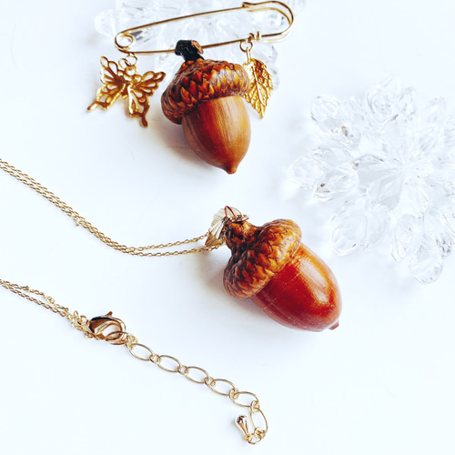 北海道どんぐりのヘアゴム 2点セット Acorn ヘアゴム momoxx 通販