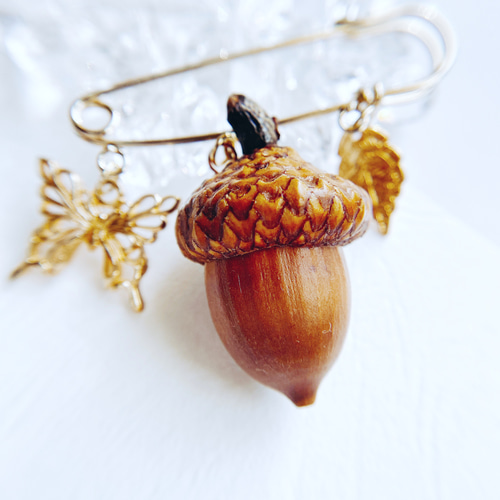 北海道どんぐりのヘアゴム 2点セット Acorn ヘアゴム momoxx 通販