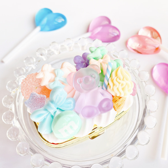 CANDY POP  pastel 菓子のピルケース　スイーツデコ 4枚目の画像