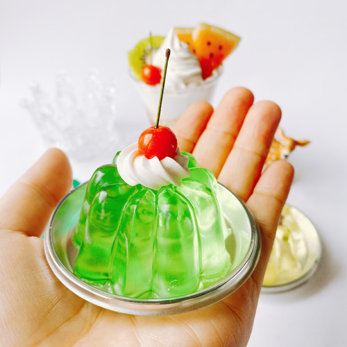 本物みたいなキラキラマスカットゼリーのオブジェ Sサイズ