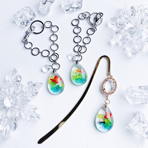 金魚のサマーピアス サージカルステンレス 金属アレルギー対応 ピアス