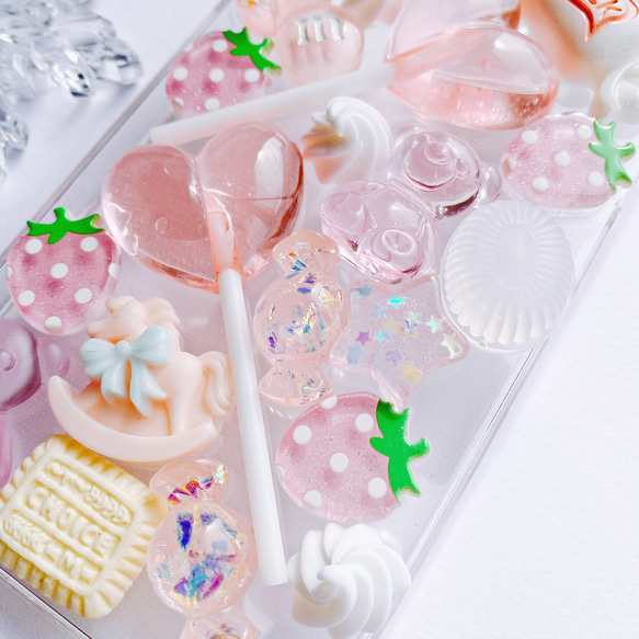 CANDY POP 苺ミルク　お菓子のiPhone12miniケース 4枚目の画像