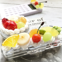 ピンク系 キャンディーバッグのバッグチャーム フェイクスイーツ