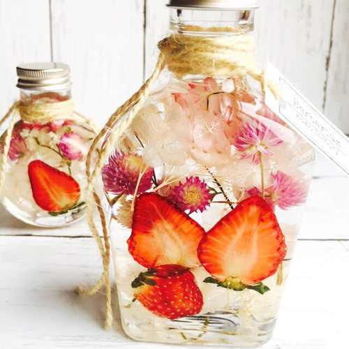 strawberry ハーバリウム 苺 フルーツハーバリウム ハーバリウム・植物  