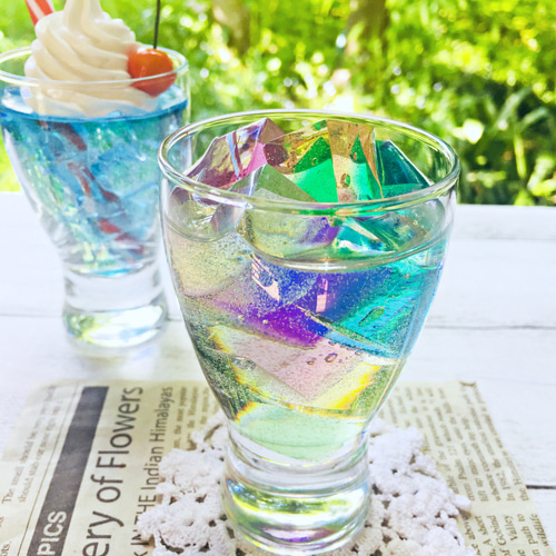 夢色 キラキラゼリーポンチ フェイクスイーツ ペーパーウエイト