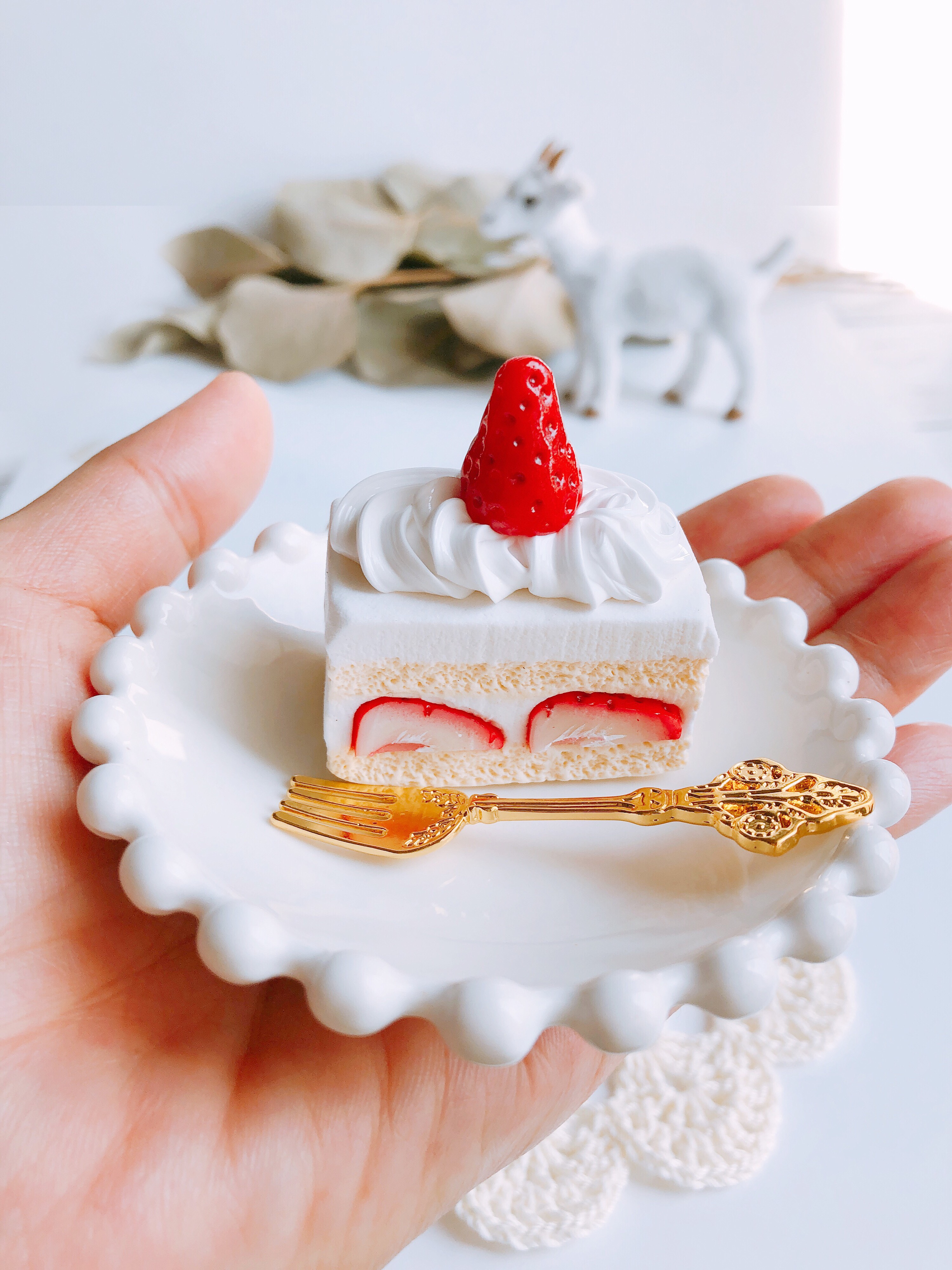 【専用品】アスティエ　オーナメント　イチゴ　ケーキ