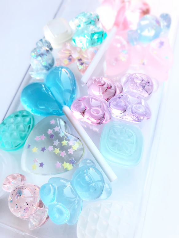 お菓子のiPhoneケース CANDY POP  pastel フェイクスイーツ ゆめかわ 2枚目の画像