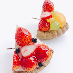 苺のショートケーキ バッグチャーム フェイクスイーツ スイーツデコ