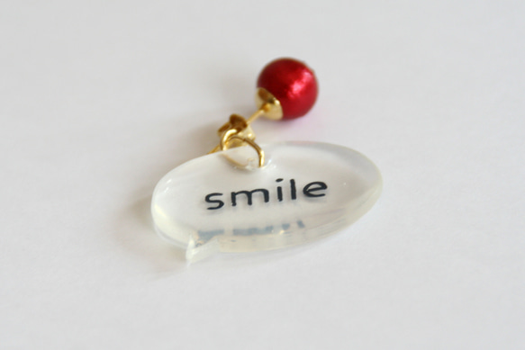 happy&smile -Speech Balloon earring- 3枚目の画像