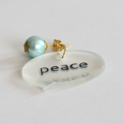 love&peace -Speech Balloon earring- 3枚目の画像