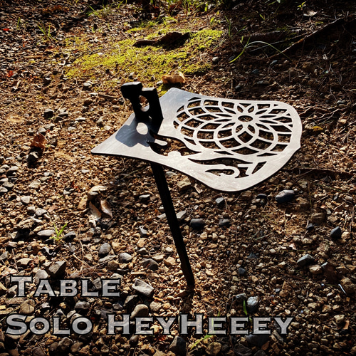 ラスト1枚]焚き火サイドペグテーブル LC Table solo Hey Heeey サイド