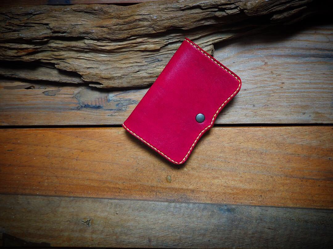 [受注制作] 名刺カード入れ 赤