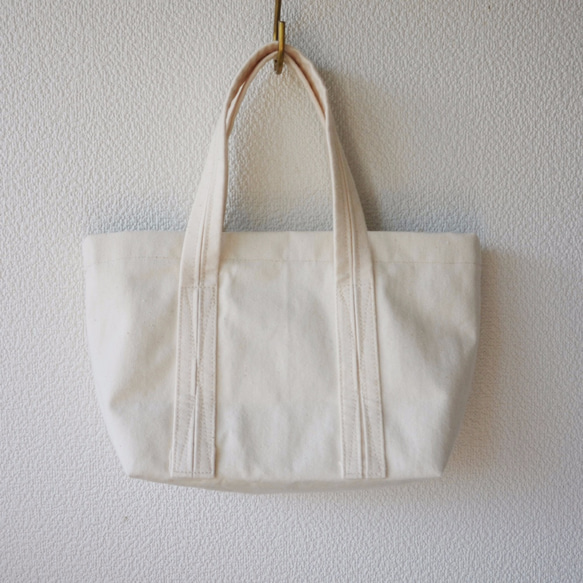 MINI TOTE BAG  Off-White / ミニトートバッグ ホワイト 2枚目の画像