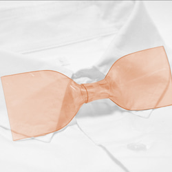 透明超級領帶（橘色） 第1張的照片
