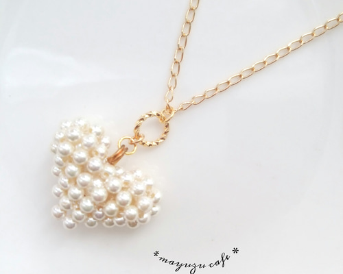 BLESSハートネックレスたくむ着用 BLESS（ハート ・ ネックレス）の