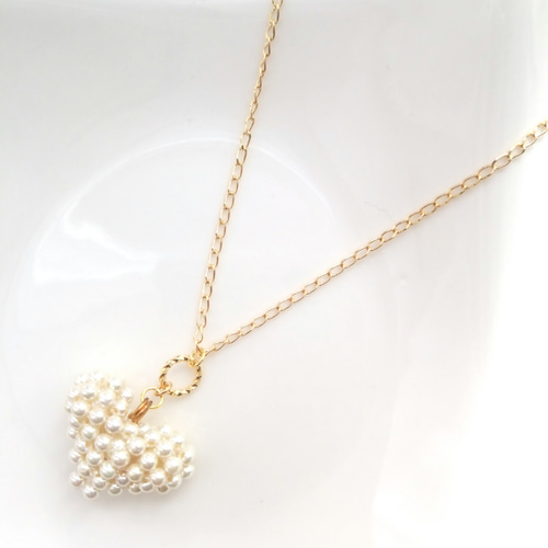 MIE様確認用　handmade ネックレス パール&ビーズ 楽天市場】【 送料無料 】 ネックレス レモン ミモザ パール