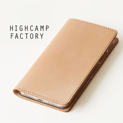 本革 スマホケース 手帳型 ほぼ全機種対応 スマホカバー 留めなし ヌメ  