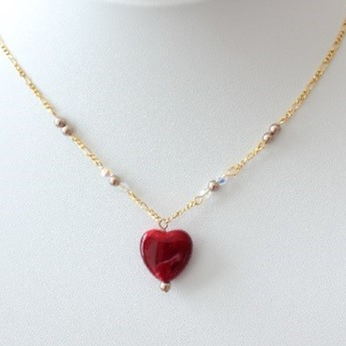 ぷっくり可愛い♥*VALENTINO*ハート ネックレス 関送込 ハート ネックレス レディースネックレス シルバー925 シルバー