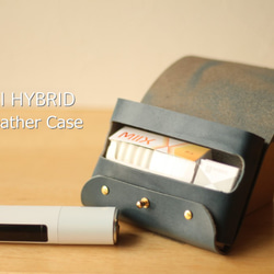 lil HYBRID3.0対応 本革ケース ダックブルー ＊＊プレゼントに