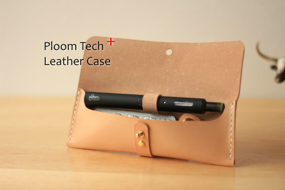 PloomTECH∔ 本革プルームテックプラスケース ヌメ革きなり  