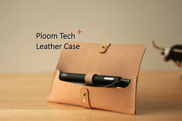 PloomTECH∔ 本革プルームテックプラスケース ヌメ革きなり  
