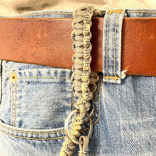 ウォレットチェーン ベルトループ パラコード パラシュート バイカー