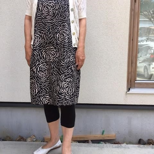 受注製作 ノースリーブワンピース リバティ Puff パフ M L ワンピース 