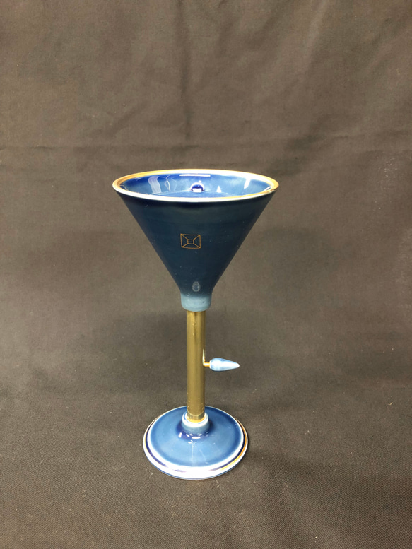 有田焼燭台〜瑠璃柚彩〜 