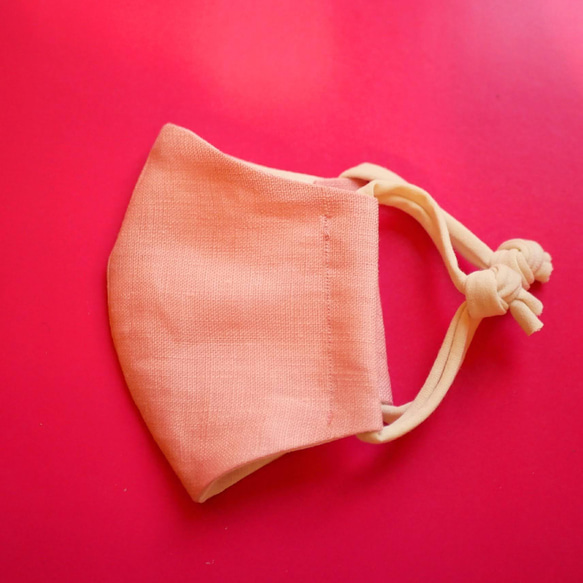 【福袋】しあわせピンク色×ボタニカルのヘンプマスク2枚セット/抗菌/消臭/冷感/ 3枚目の画像