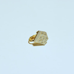 ダイヤモンドのイヤリング　シルバー 2枚目の画像