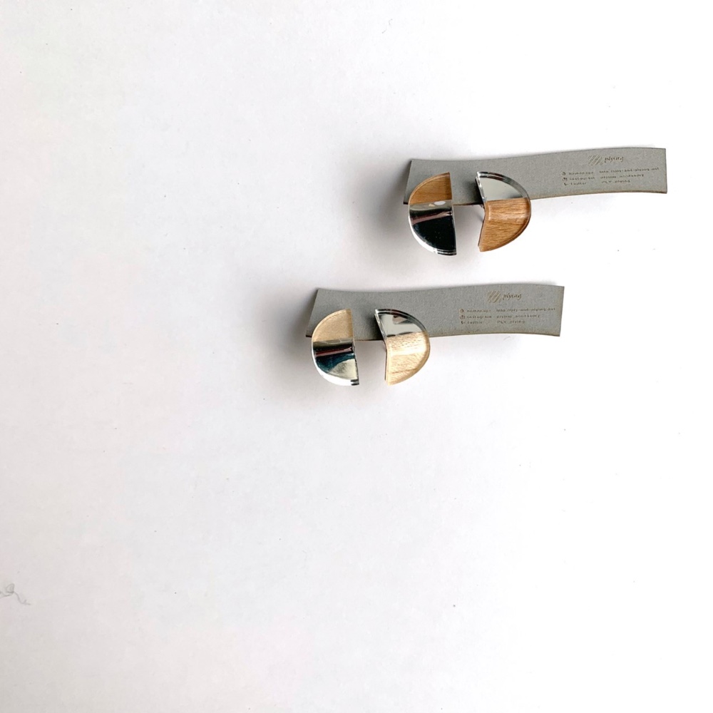 bend ミラーイヤリング